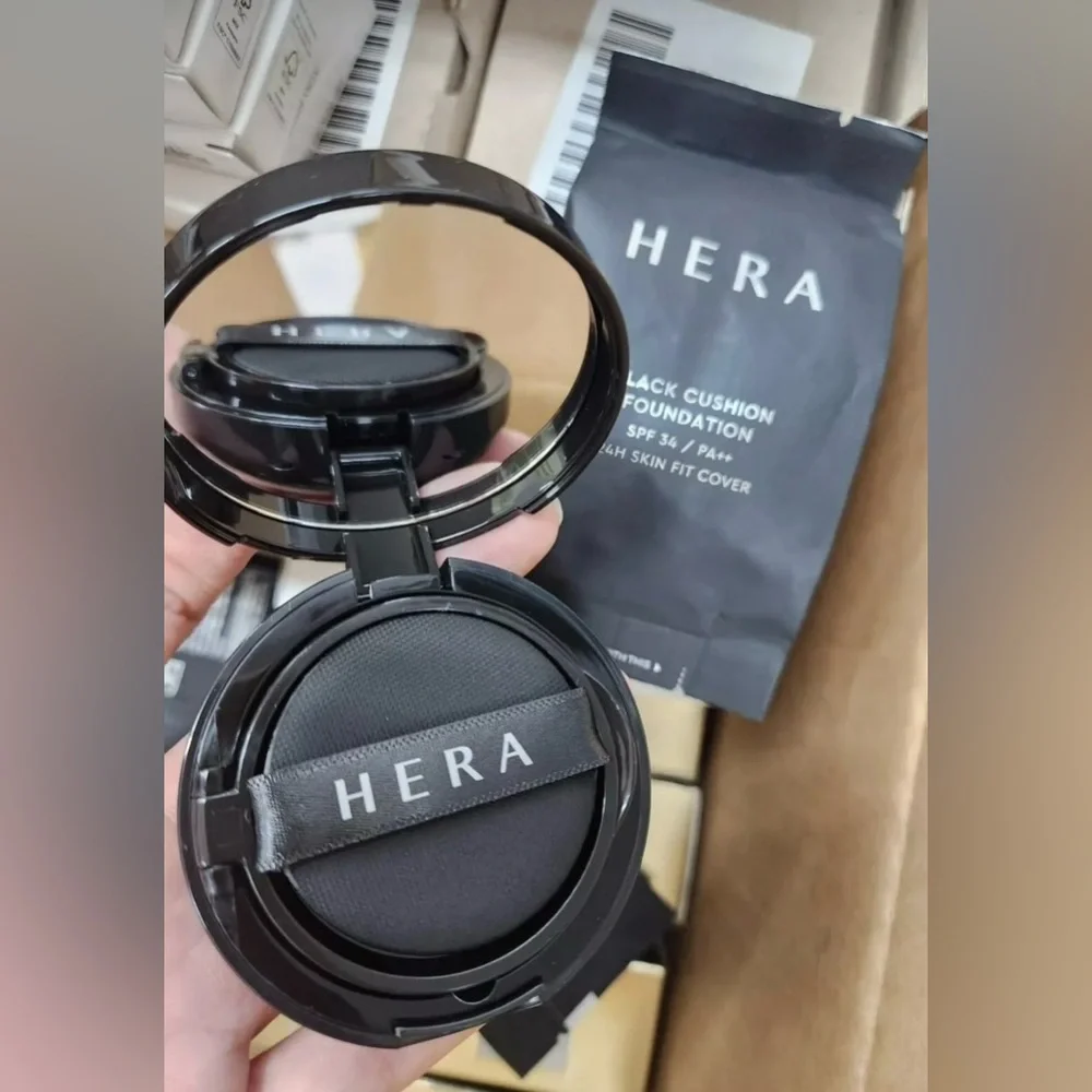 HERA 2024 NEW Black MINI Cushion Foundation 5g SPF34/PA++ K-Beauty. Shade 21N1